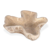 Design Shop Organic Teak Wood Carved Bowl, 24"W, Natural