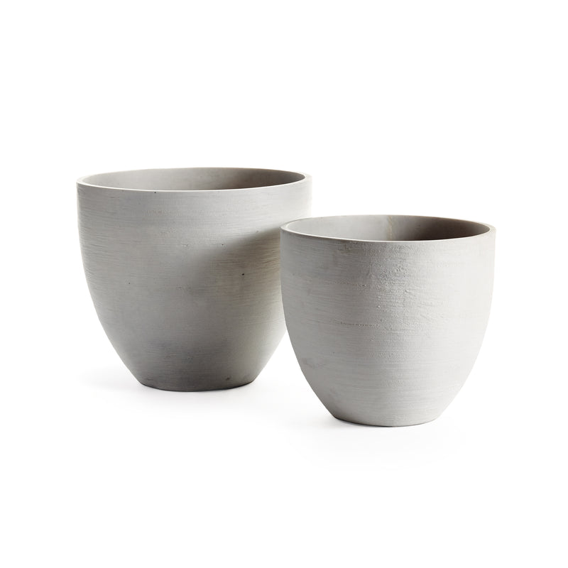 Design Shop Fibrestone Malibu Tapered Pots, Set Of 2