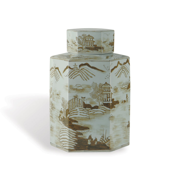 Port 68 Canton Brown Jar Large