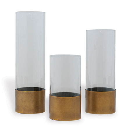 Port 68 Evanston Clear Vases (Set Of 3)