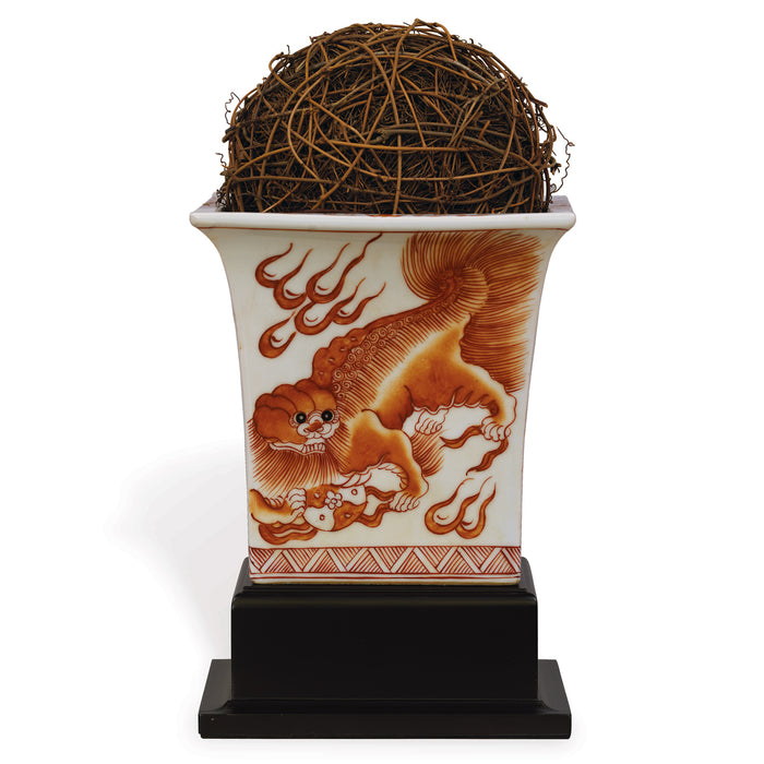 Port 68 Chow Spice Square Planter W/stand