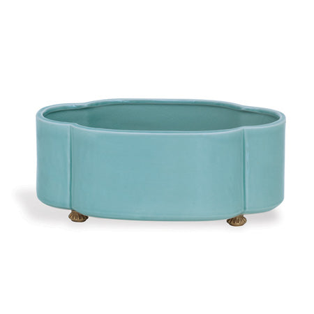 Port 68 Carol Oval Celadon Planter