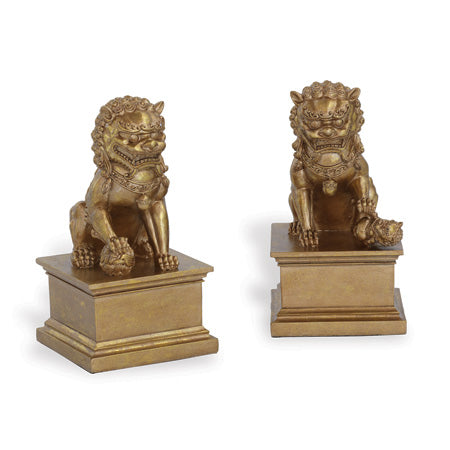 Port 68 Foodog Gold Bookends (Set Of 2)