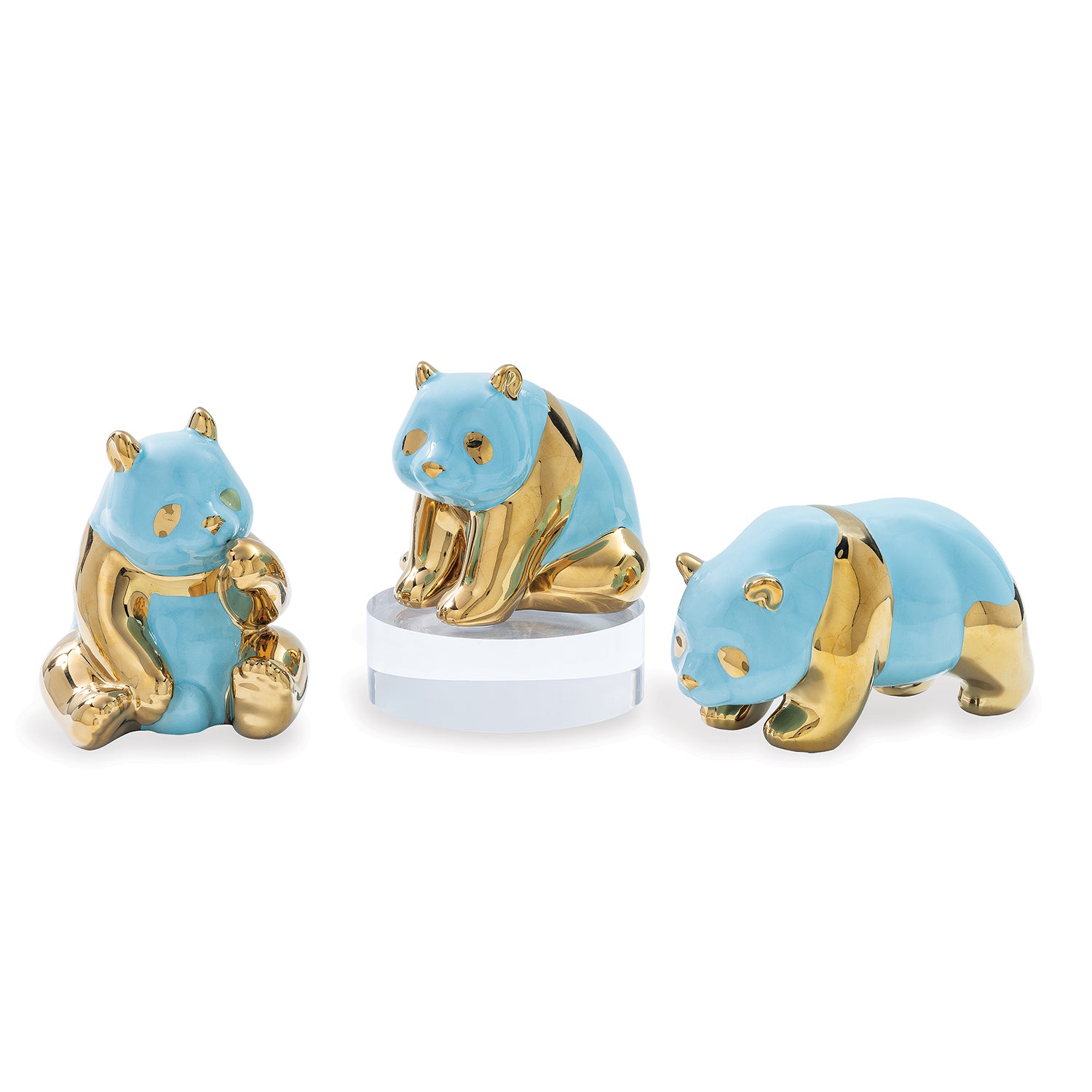 Port 68 Panda Turquoise Objects (set/3) – Design Shop By Shell