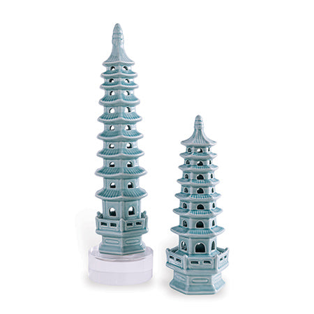Port 68 Pagoda Celadon Objects Tall