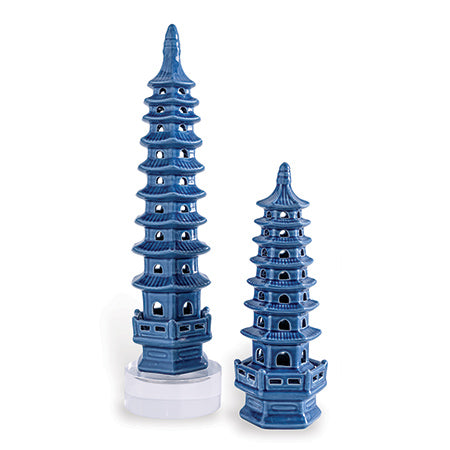 Port 68 Pagoda Blue Objects Tall