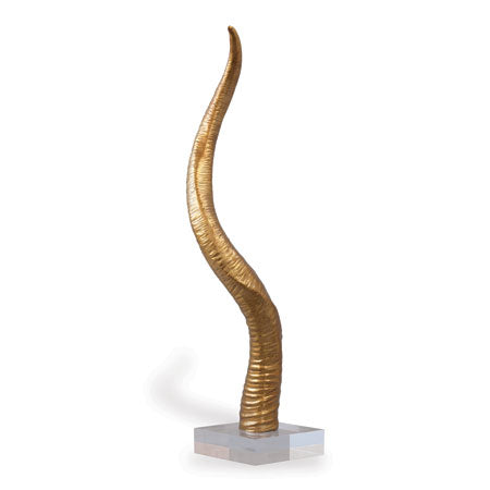 Port 68 Safari Gold Horn Sculpture