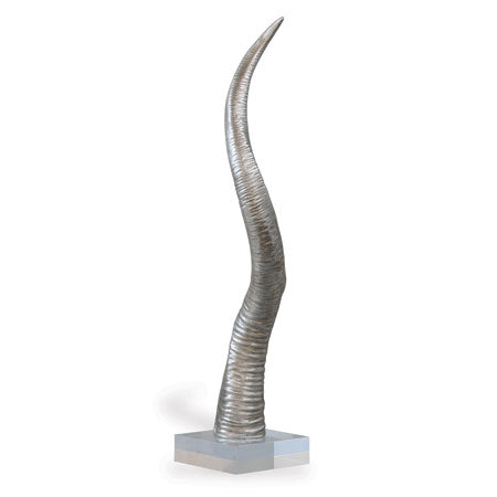 Port 68 Safari Silver Horn Sculpture