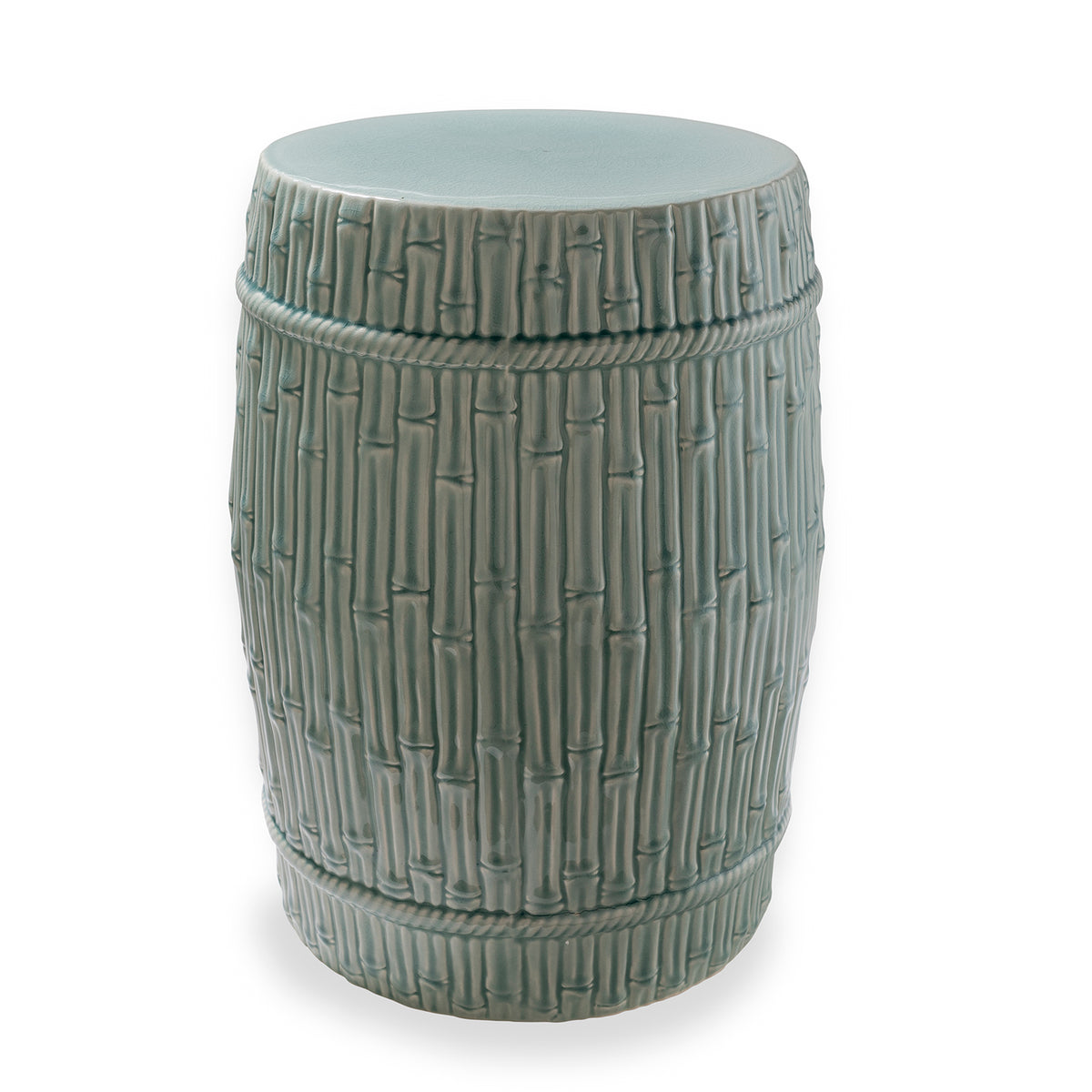 Port 68 Bamboo Garden Stool Celadon
