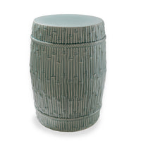 Port 68 Bamboo Garden Stool Celadon