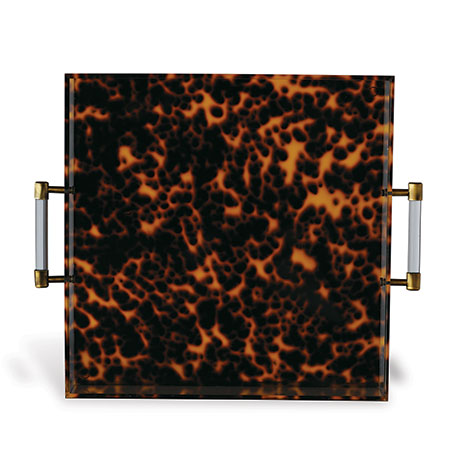 Port 68 Tortoise Lucite Tray
