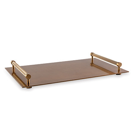 Port 68 Parliament Aged Brass Tray