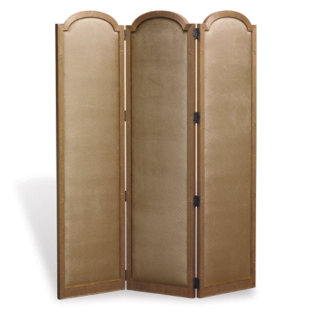 PORT 68 Ava Blue 3 Panel Custom Upholstered Screen