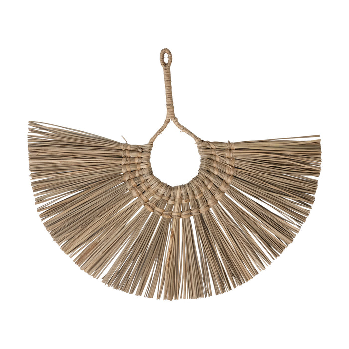 Design Shop 13-3/4" L Rattan Fan Wall Decor