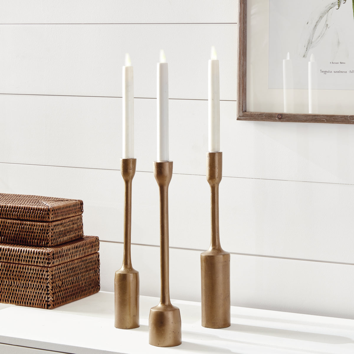 Design Shop Inge Taper Holders, Set Of 3