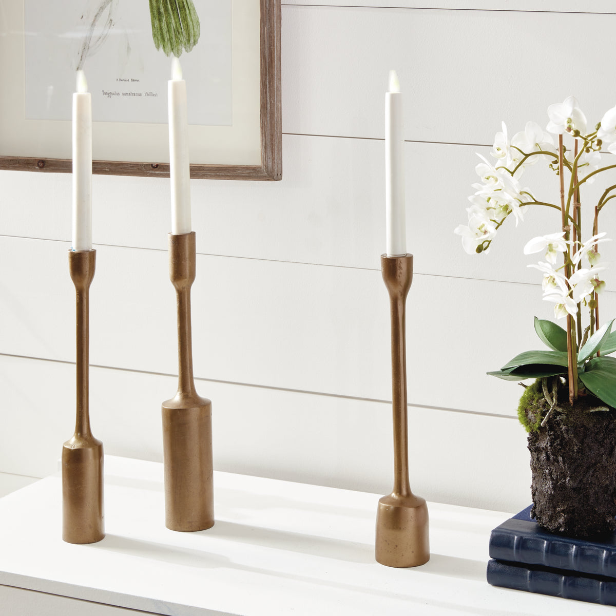 Design Shop Inge Taper Holders, Set Of 3