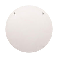 Design Shop Round Teak Branch Frame Mirror, 35"W, Whitewash