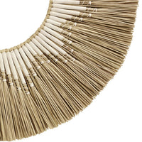 Design Shop Sadira Sea Grass Round Mirror, 30"W, Natural