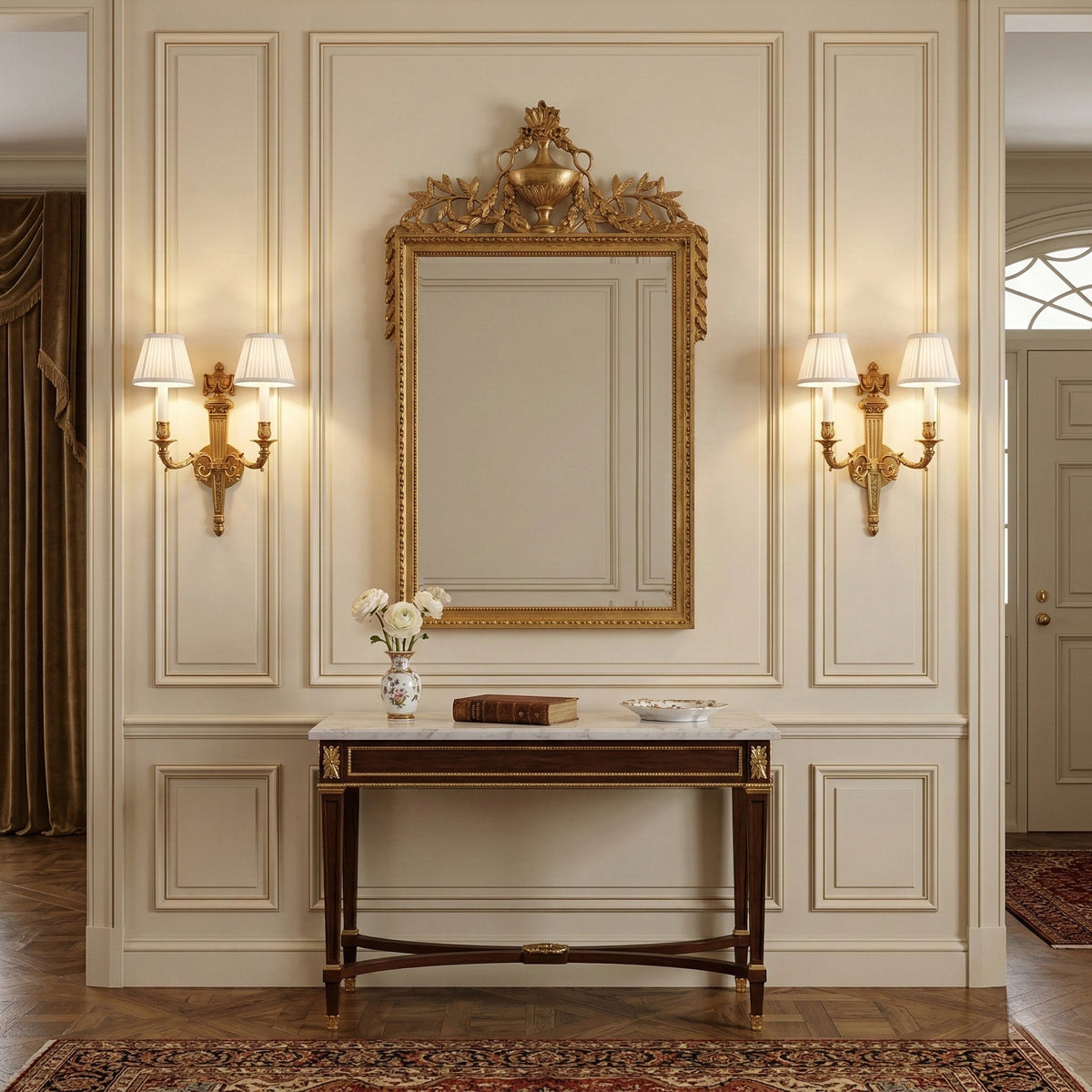 VALENCIA gold mirror