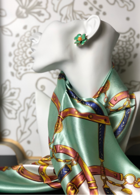 Printed Square Scarf