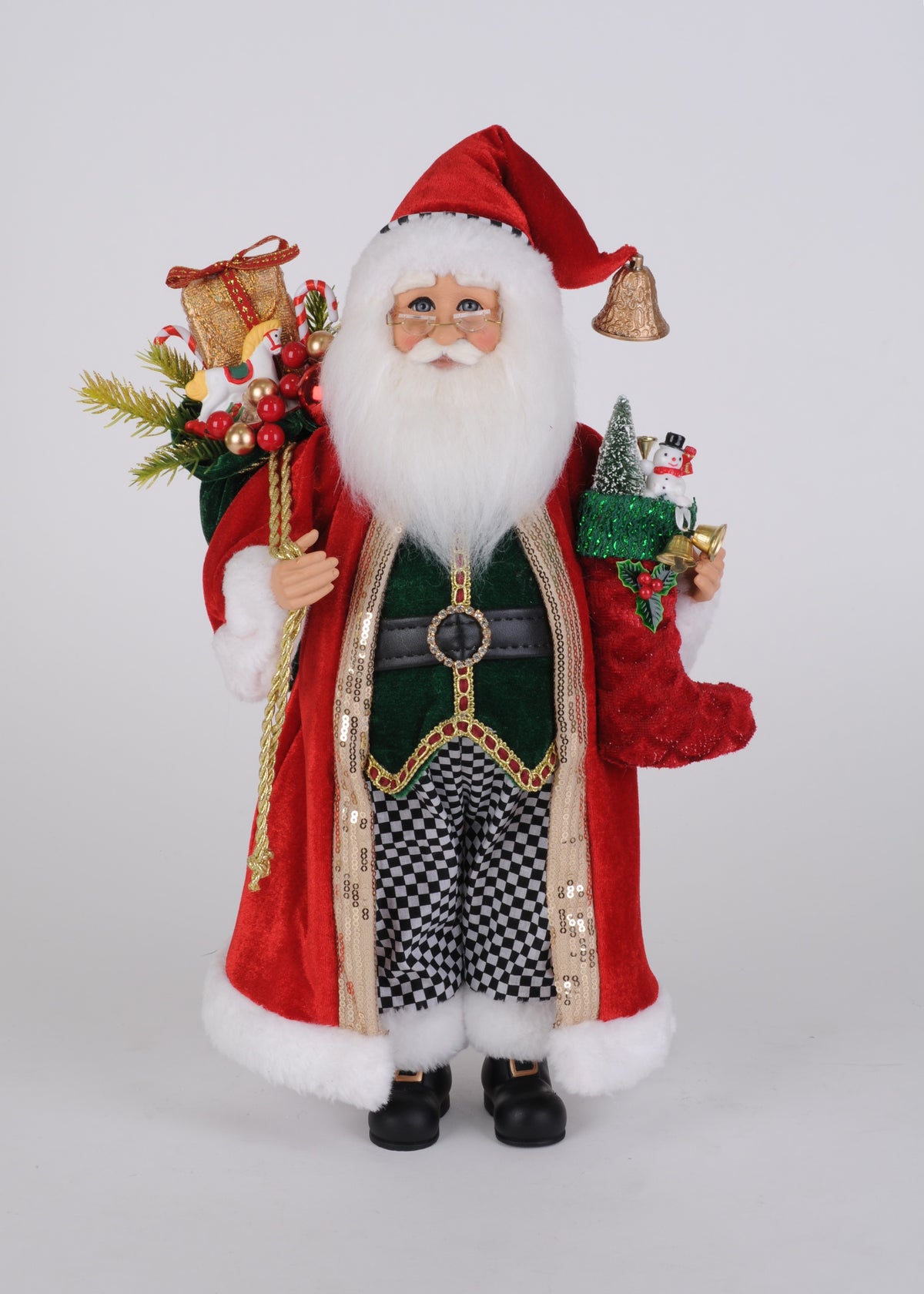 Karen Didion Traditional Stocking Santa