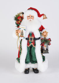 Karen Didion Lighted Christmas Stories Santa Small