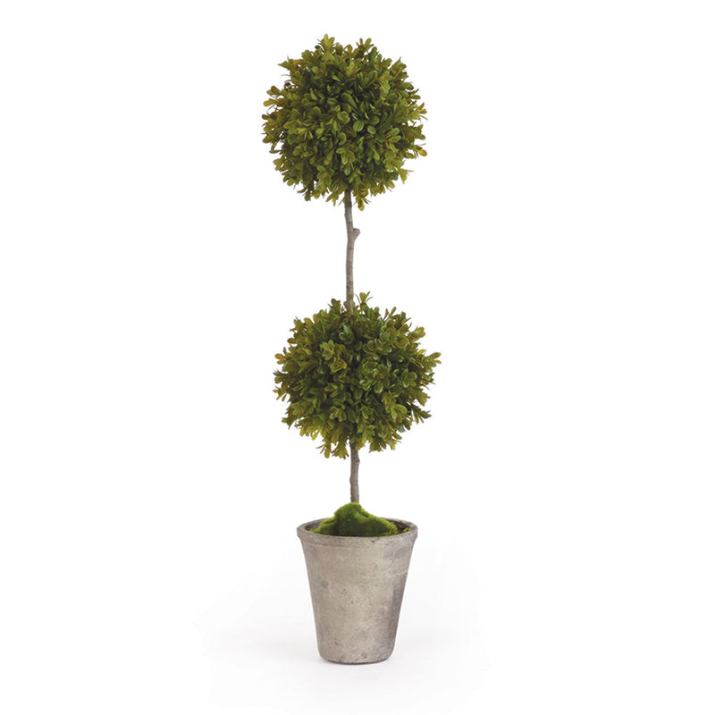 Design Shop Barclay Butera Faux Boxwood Topiary Potted 25"