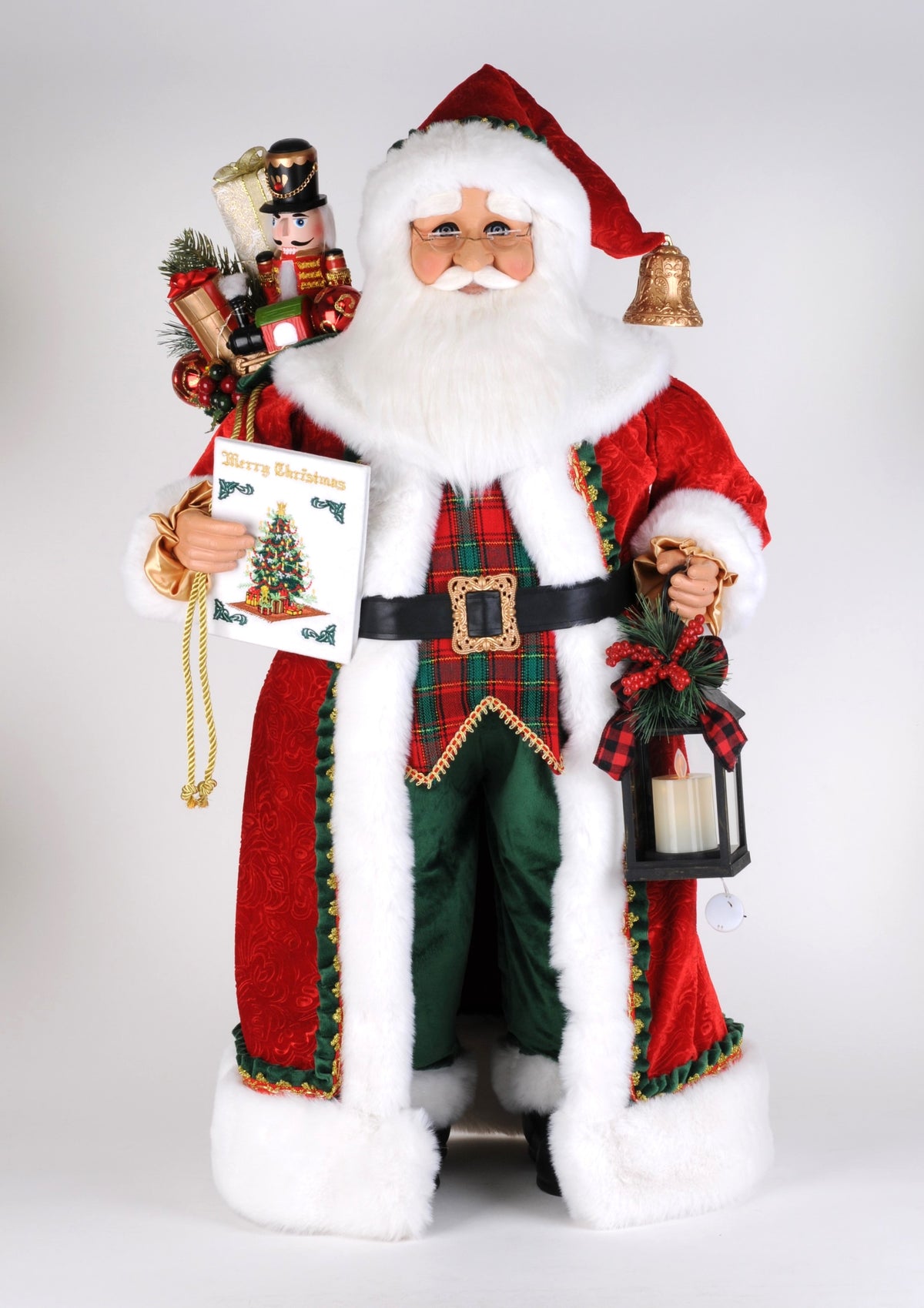 Karen Didion Lighted Christmas Stories Santa Large