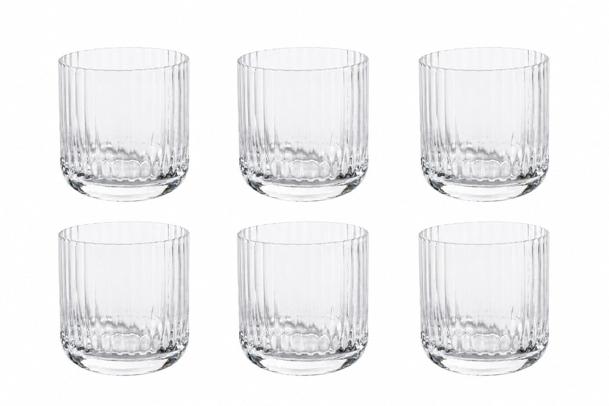 Zodax Santana Double Old-Fashioned Glasses, Set of 6