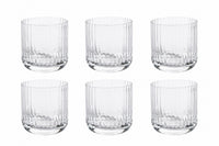 Zodax Santana Double Old-Fashioned Glasses, Set of 6