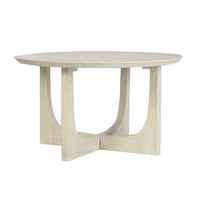 Design Shop Reverse Arch Coffee Table, 30"W, Ivory