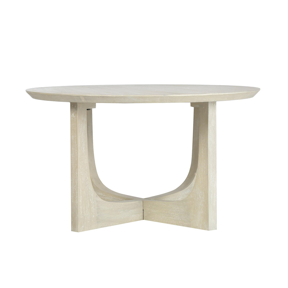 Design Shop Reverse Arch Coffee Table, 30"W, Ivory