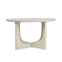 Design Shop Reverse Arch Coffee Table, 30"W, Ivory