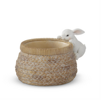 6" Resin Bunny Basket