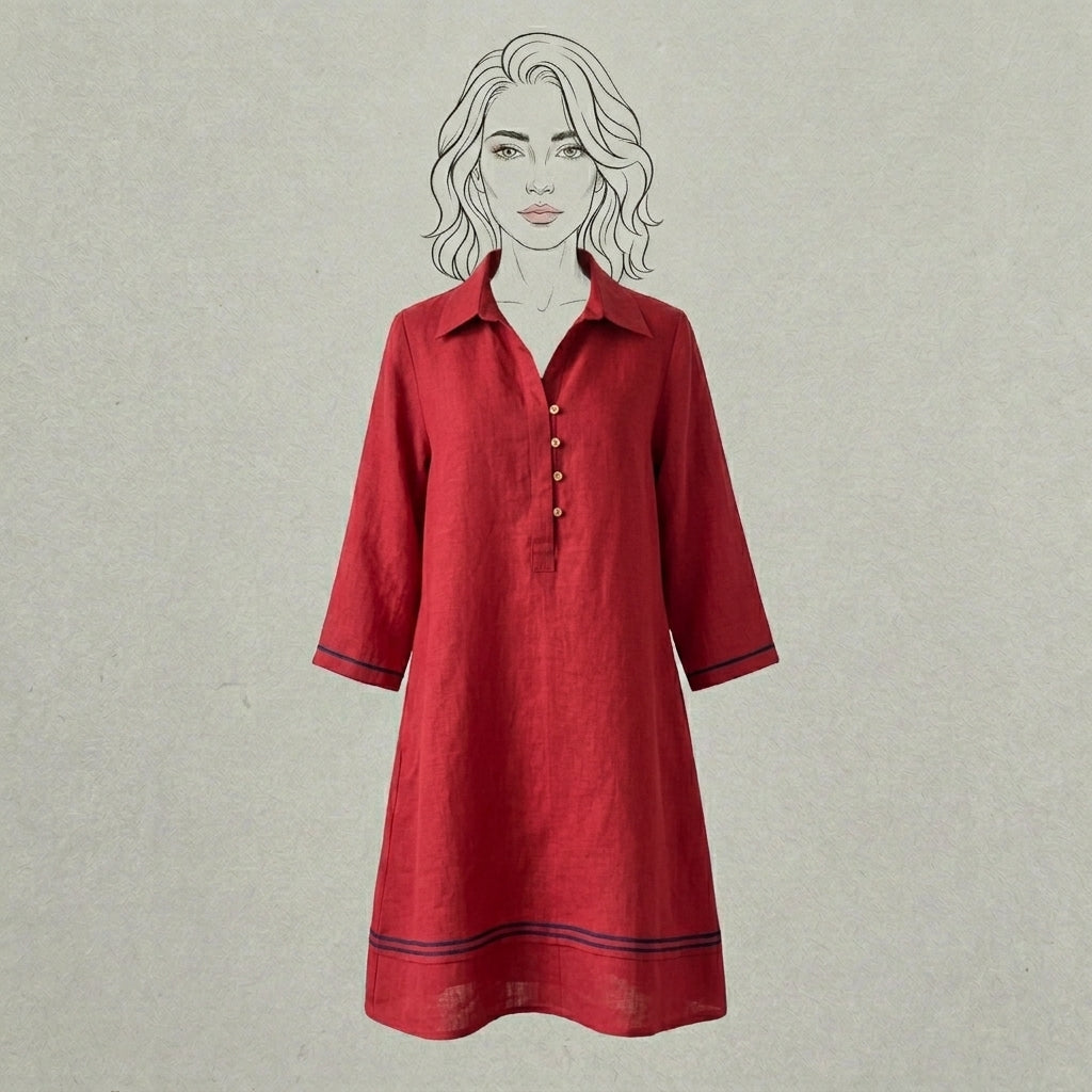 Design Shop Linen Kate Tunic, Medium