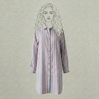 Design Shop Bianca Tunic, Multi-Stripe, Extra Large