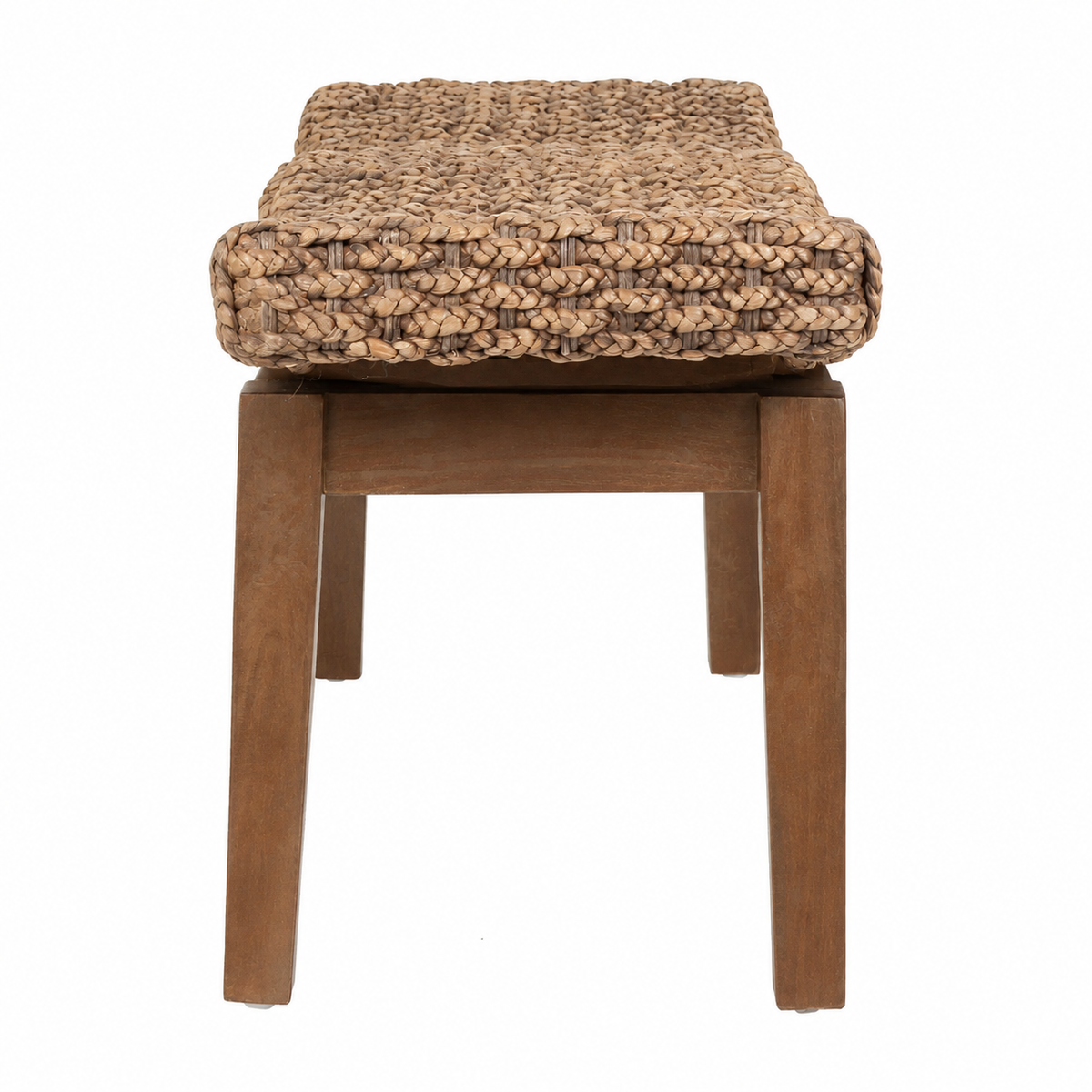 Design Shop Sanibel Double Bench, 22"W, Natural/Black