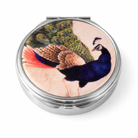 Blue Peacock Pill Box