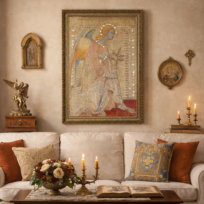 The Angel Framed Canvas Wall Art