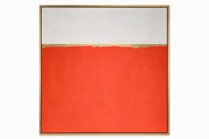 Viva La Orange Framed Canvas Art