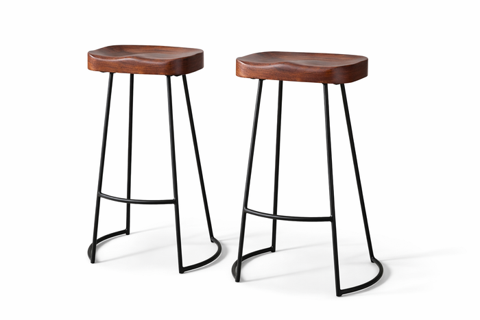 Chestnut Bar Stool Set of 2