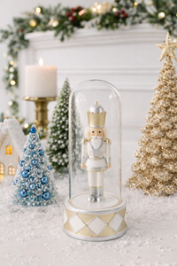 Silver & Gold Glass Resin Soldiers