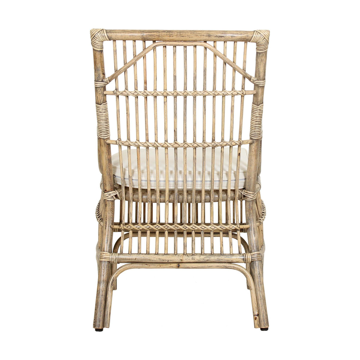 Design Shop Winston II Rattan Dining Chairs, Antique Natural, Set of 2