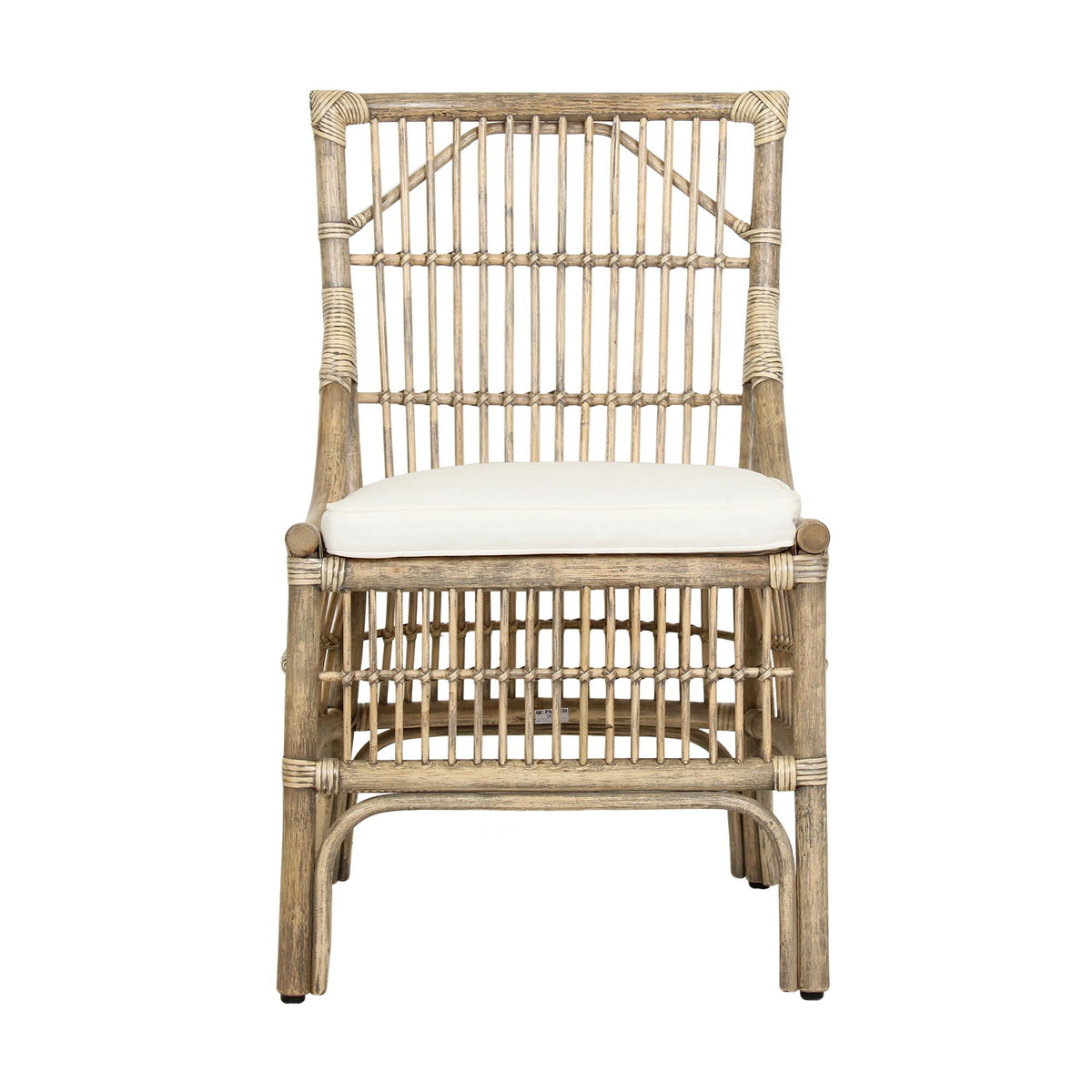 Design Shop Winston II Rattan Dining Chairs, Antique Natural, Set of 2