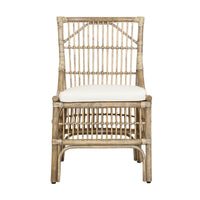 Design Shop Winston II Rattan Dining Chairs, Antique Natural, Set of 2
