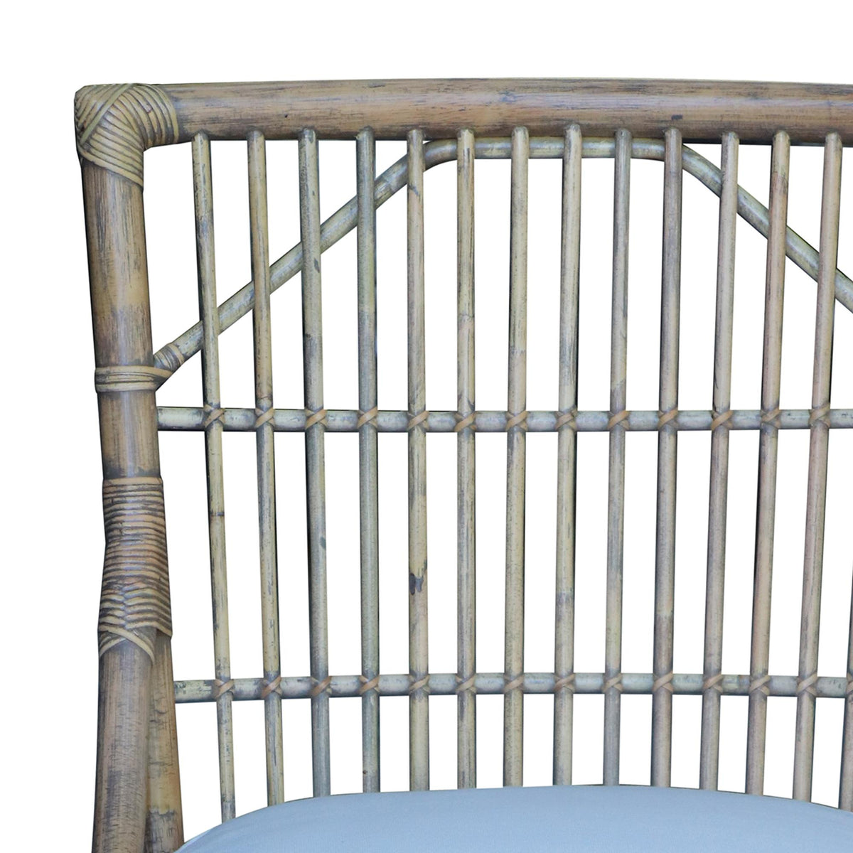 Design Shop Winston II Rattan Dining Chairs, Antique Natural, Set of 2