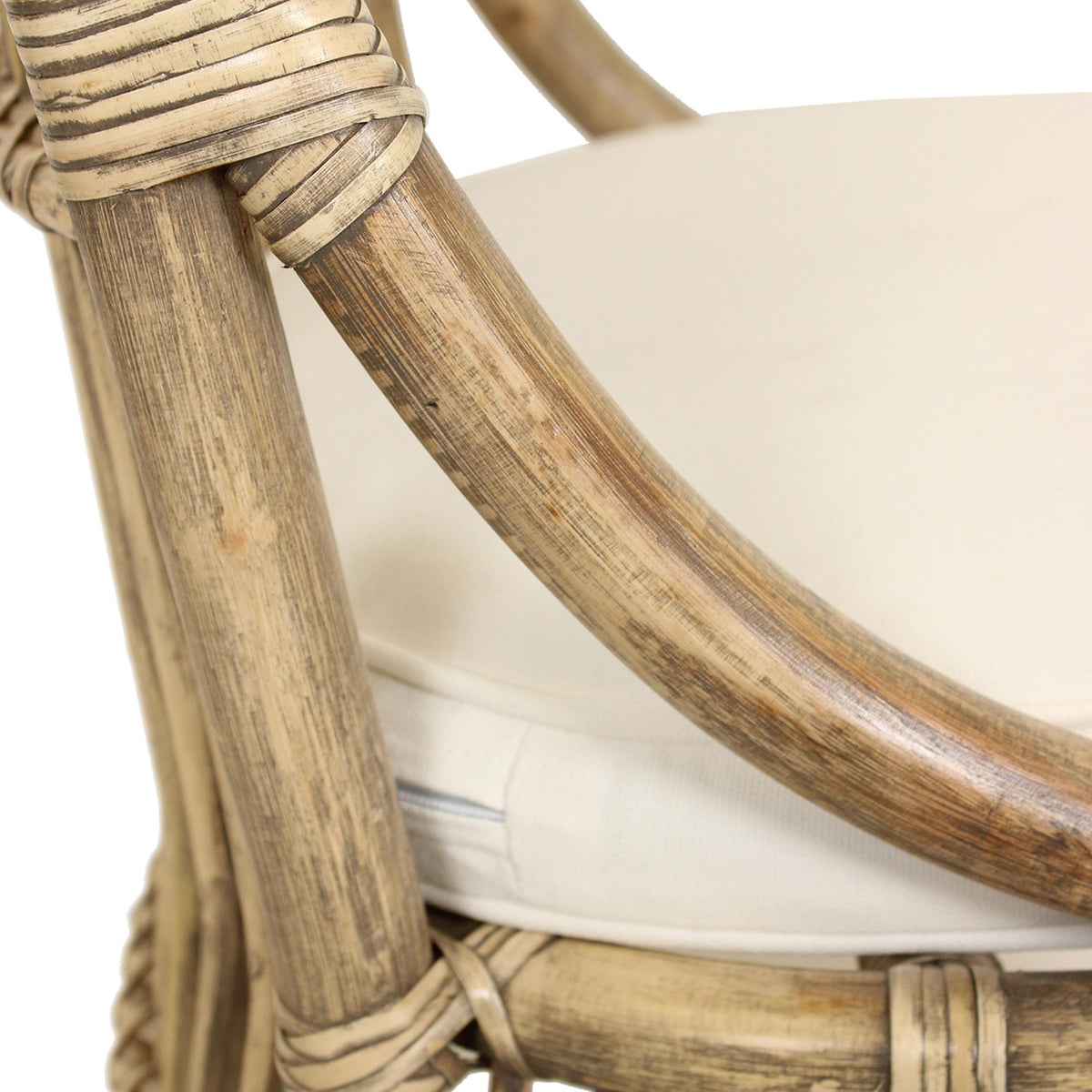 Design Shop Winston II Rattan Dining Chairs, Antique Natural, Set of 2