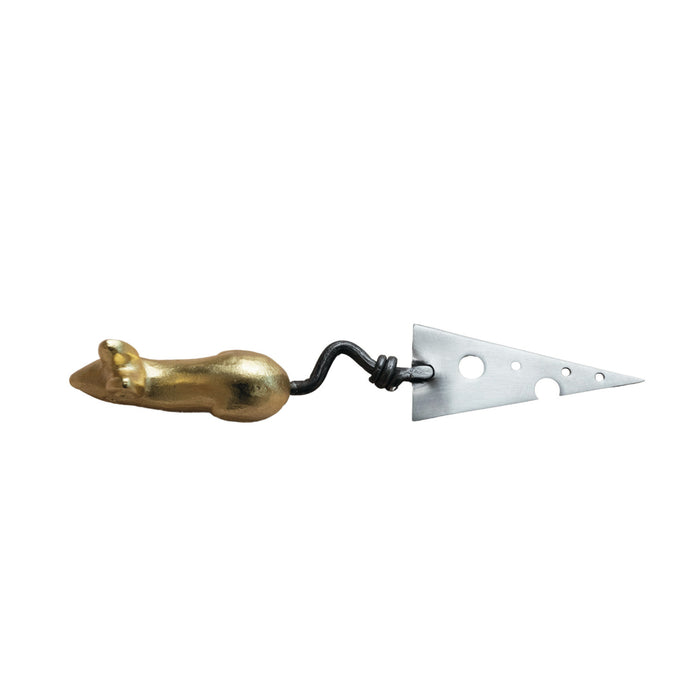 Design Shop Cheese Knife w/ Cheese Shaped Blade & Mouse Shaped Handle