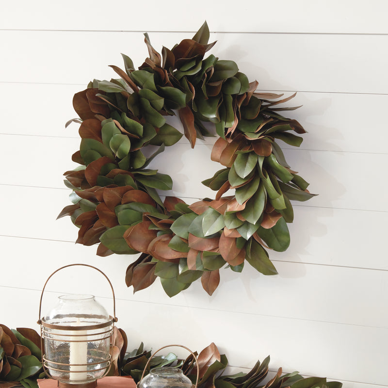 Design Shop Grand Magnolia Leaf Wreath 30"