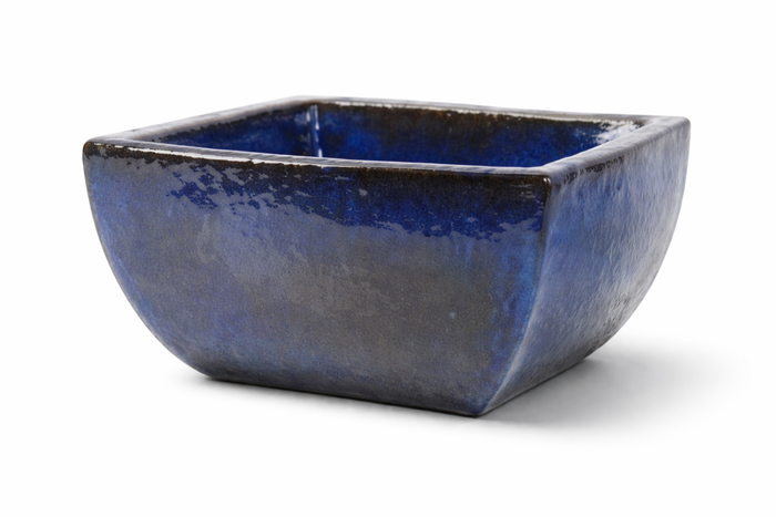 Design Shop Falling Blue Soho Square Bowl Planter 16", Set of 2
